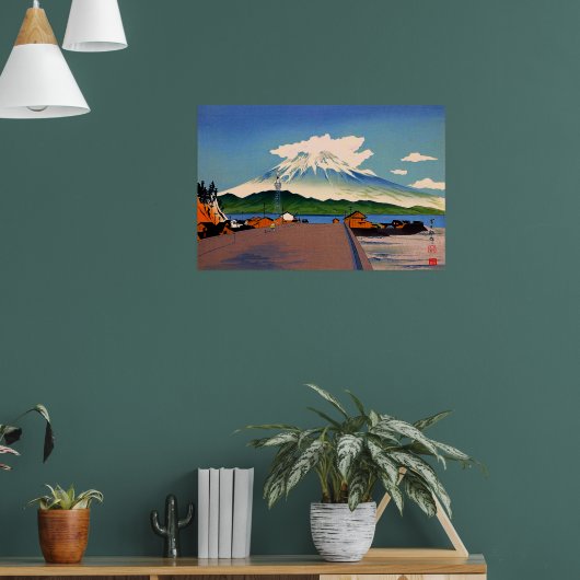 Fuji van een weg Tokuriki Tomikichiro 1941 Poster (Woonkamer 1)