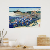 Fuji van Kanaya op het Tōkaidō Poster (Keuken)