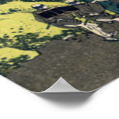 Fuji van Mishima Pass Poster (Hoek)