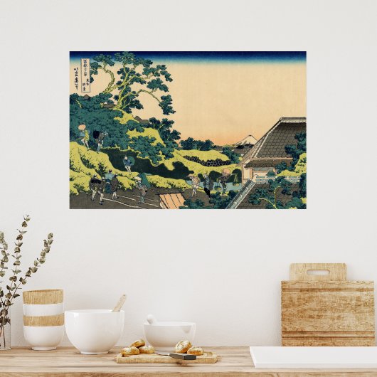 Fuji van Mishima Pass Poster (Keuken)