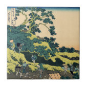 Fuji van Mishima Pass Tegeltje (Voorkant)