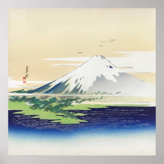Fuji van Ogata Gekko (1900-1910) Poster (Voorkant)