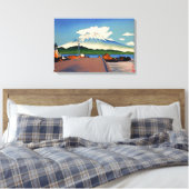 Fuji vanaf een weg naar Tokuriki Tomikichiro Canvas Afdruk (Insitu (Slaapkamer))