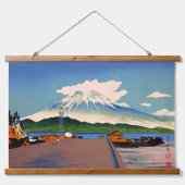 Fuji vanaf een weg naar Tokuriki Tomikichiro Hangend Wandkleed (Voorkant)
