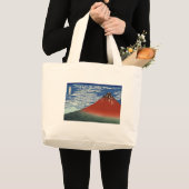 Fuji Volcano Japan schilderen Grote Tote Bag (Voorkant (product))