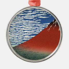 Fuji Volcano Japan schilderen Metalen Ornament