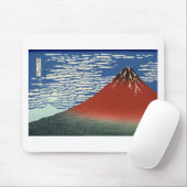Fuji Volcano Japan schilderen Muismat (Met muis)