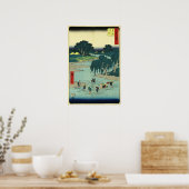 Fujieda, Japan: Oude Japanse Houtsnede Poster (Keuken)