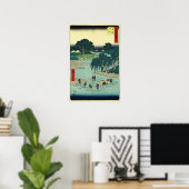 Fujieda, Japan: Oude Japanse Houtsnede Poster (Thuiskantoor)