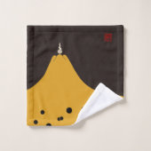 Fujigoshinkamonkurokirasya-Jinbaori Bad Handdoek (Wasdoekje)