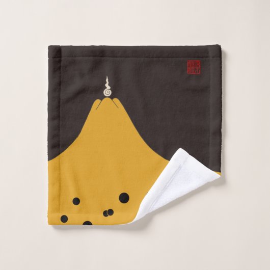 Fujigoshinkamonkurokirasya-Jinbaori Bad Handdoek (Wasdoekje)