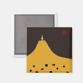 Fujigoshinkamonkurokirasya-Jinbaori Magneet (Voorkant / Achterkant)