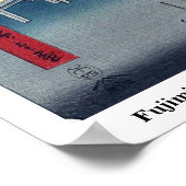 Fujimi Teahouse in Zoshigaya door Ando, Hiroshige Poster (Hoek)