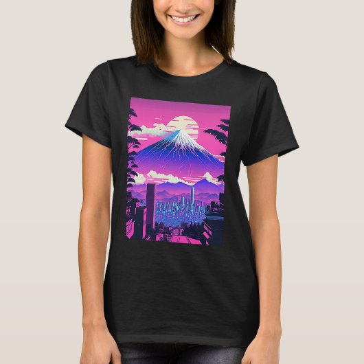 Fujisan Landscape Tokyo T-shirt (Voorkant)