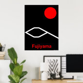 Fujiyama Poster (Thuiskantoor)