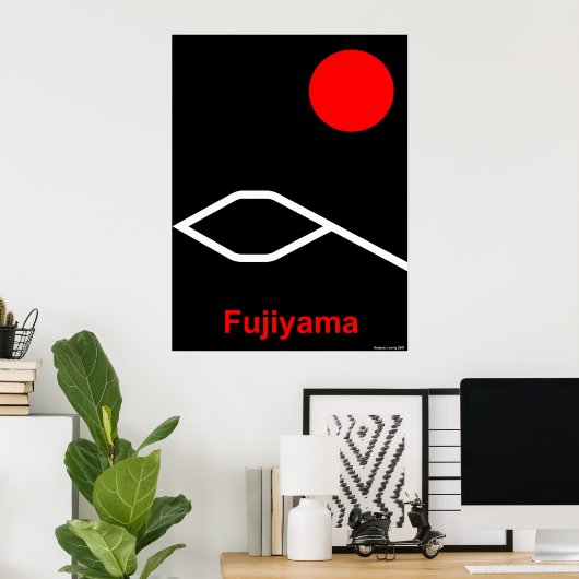 Fujiyama Poster (Thuiskantoor)