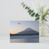 FUJIYAMA 's ochtends Briefkaart (Staand voorkant)