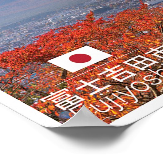 Fujiyoshida - Mount Fuji - Japan Poster (Hoek)