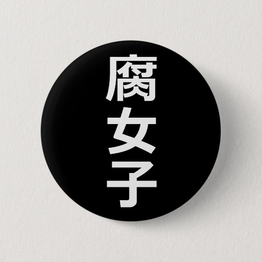 Fujoshi Ronde Button 5,7 Cm (Voorkant)
