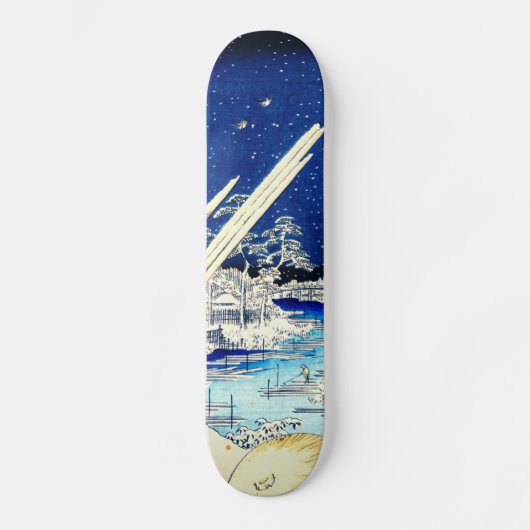 Fukagawa Lumberyard 1856 Skateboard (Voorkant)