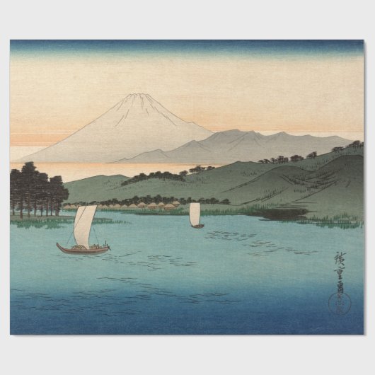 Fukeiga 4 -  Japans Ukiyo-e Cadeaupapier (Vlak)