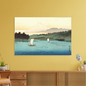 Fukeiga 4 -  Japans Ukiyo-e Canvas Afdruk (Insitu (Woonkamer))