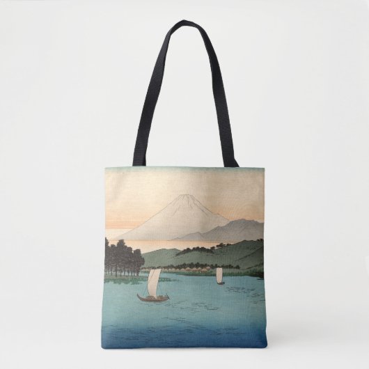 Fukeiga 4 - Japans Ukiyo-e Tote Bag (Voorkant)