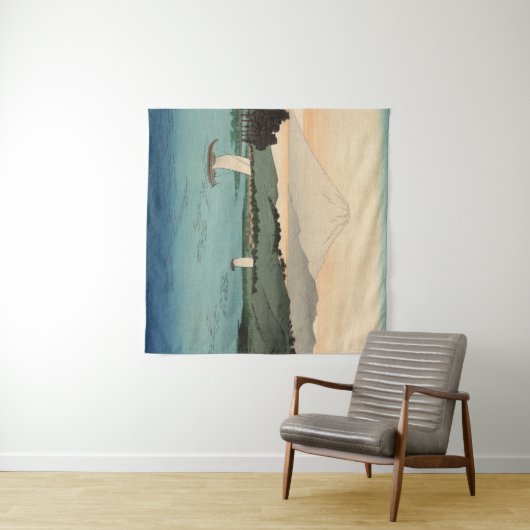 Fukeiga 4 -  Japans Ukiyo-e Wandkleed (In Situ (horizontaal))