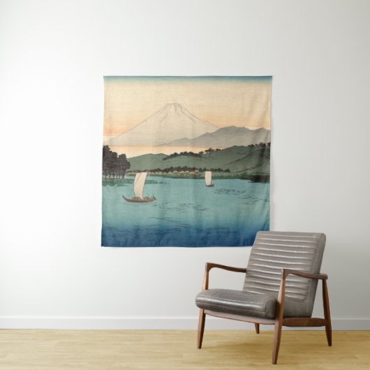 Fukeiga 4 -  Japans Ukiyo-e Wandkleed (In situ)