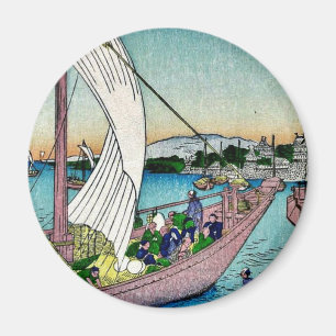 Fukeiga van Ando, Hiroshige Ukiyoe Magneet