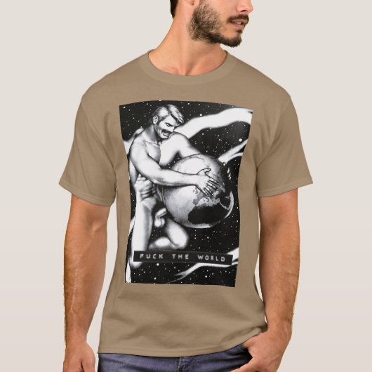 FUKHE WORLDom van Finland grappig T-shirt (Voorkant)