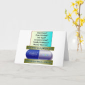 Fukitol, baan is klote, overwerkt, geen zorgen, kaart (Gele Bloem)