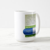 fukitolblauw koffiemok (Voorkant rechts)