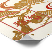 Fuku: Calligraphy "Good Fortune" 260020001 Poster (Hoek)