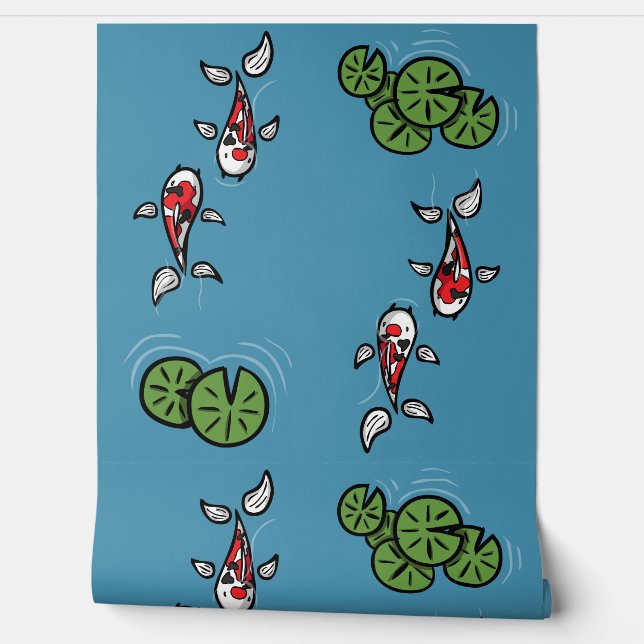 Fuku en Heiwa de Koi Behang (Afrollen)