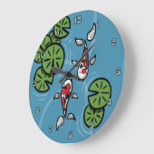 Fuku en Heiwa de Koi-klok Grote Klok (Hoek)