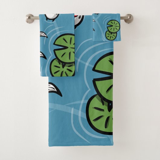 Fuku en Heiwa de Koi Towel Set Bad Handdoek (Insitu)