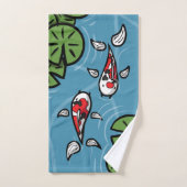 Fuku en Heiwa de Koi Towel Set Bad Handdoek (Handdoek)