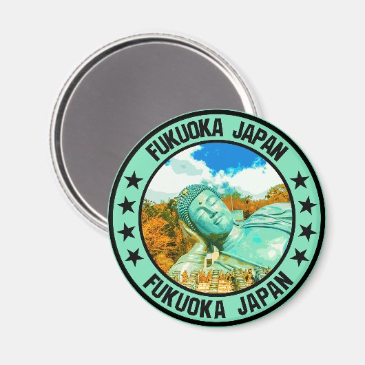 Fukuoka Magneet (Voorkant / Achterkant)