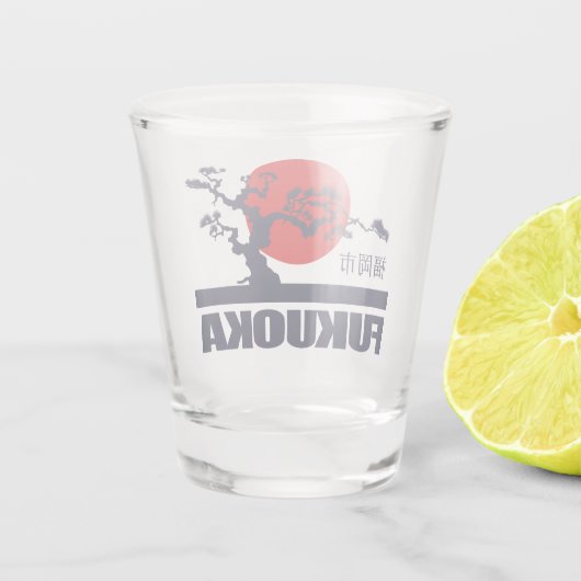 Fukuoka Shot Glas (Achterkant)