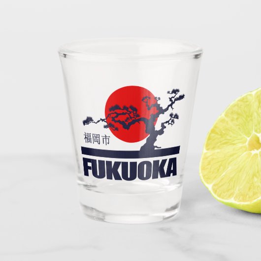 Fukuoka Shot Glas (Voorkant)