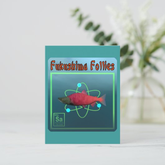 Fukushima Follies Briefkaart (Staand voorkant)