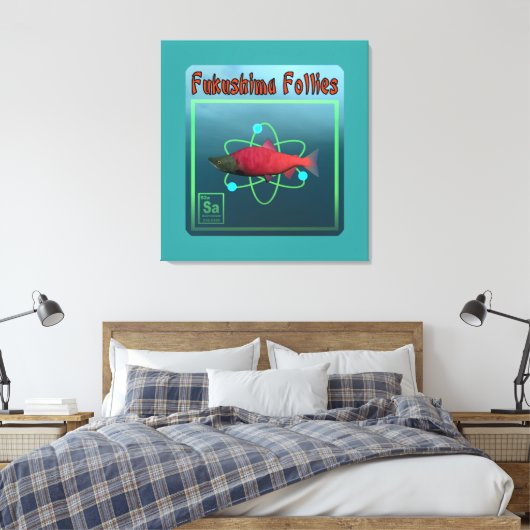 Fukushima Follies Canvas Afdruk (Insitu (Slaapkamer))