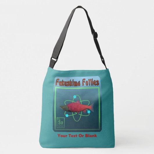 Fukushima Follies Crossbody Tas (Achterkant)