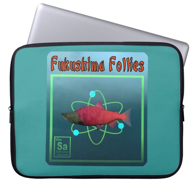 Fukushima Follies Laptop Sleeve (Voorkant)