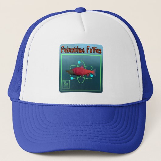 Fukushima Follies Trucker Pet (Voorkant)