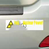 Fukushima Lesson Bumpersticker (Op auto)