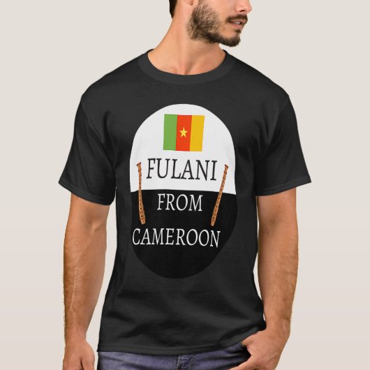 Fulani From Cameroon Culture Islam Fulbe Fula T-shirt (Voorkant)