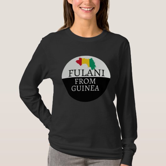 Fulani From Guinea Muslim Ancestry Initiation DNA T-shirt (Voorkant)