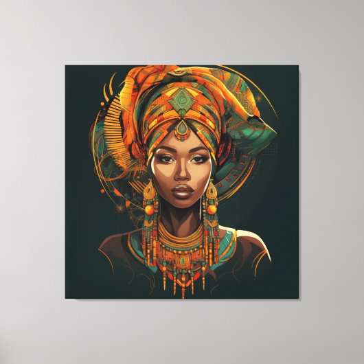 Fulani Radiance Canvas Afdruk (Voorkant)